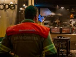 Brand in pizzeria in Vlijmen