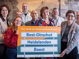 Dit zijn de drie mogelijke namen voor de nieuwe gemeente (foto: Gemeente Oirschot).