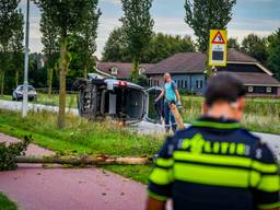 De ravage na het ongeluk (foto: SQ Vision).