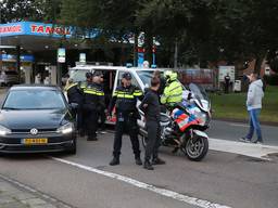 Arrestatie bij de vechtpartij in Waalwijk (foto: Erik Haverhals, FPMB).
