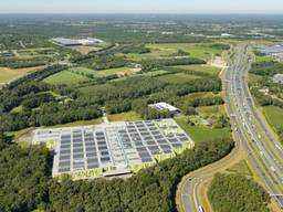 Het BIC-terrein met bovenin het mogelijke uitbreidingsgebied van ASML (foto: ANP/Marco van Middelkoop).