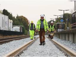 Dit weekend word er aan het spoor gewerkt en rijden er geen treinen (foto: ProRail).
