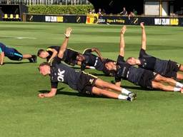 Training van de selectie van NAC.