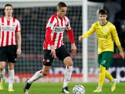 Afellay in actie tegen Fortuna Sittard. 