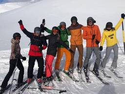 Met vrienden skiën in Oostenrijk (foto: Michelle Mutsaers)