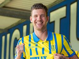 Michiel Kramer in het shirt van RKC