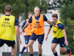 Lex Immers tijdens een training van ADO Den Haag. (Foto: ANP)