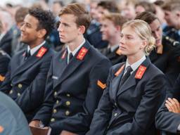 Studenten van de NLDA in Breda bij opening academisch jaar (foto: ministerie van defensie)