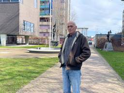 Jeroen van der Waaij in het Vrijheidspark in Tilburg (foto: Tom van den Oetelaar).