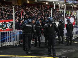 Dinsdag moest de Franse politie optreden bij rellen tussen supporters van PSV en RC Lens.