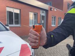 De UV-spray werd niet gebruikt (archieffoto: Facebook politie Roosendaal).