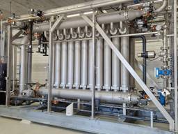 De spoelwater-terugwinunit in de waterzuivering in Heesch (foto: Tom Berkers).