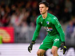 Jort Borgmans, de keeper van FC Eindhoven, die zesmaal moest vissen (foto: OrangePictures).