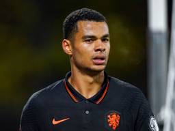 Cody Gakpo bij het Nederlands elftal tegen Letland (foto: Orange Pictures). 