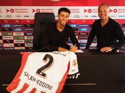 Anass Salah-Eddine en technisch directeur Earnest Stewart.