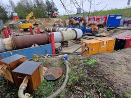 De pomp in de buurt van de gasleiding (foto: Noël van Hooft/Omroep Brabant).