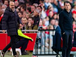 Peter Bosz (links) en Roeland ten Berge, beiden genomineerd (foto's: Orange Pictures).