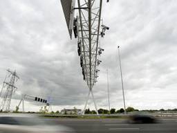 De trajectcontroles op de A58 leverden al veel geld op (foto: archief).