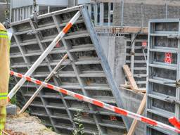 De plek waar het bedrijfsongeval gebeurde (foto: Rico Vogels/SQ Vision Mediaprodukties).