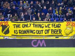 Veel NAC-supporters drinken bier tijdens de wedstrijden.