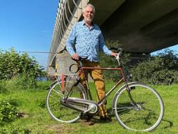 Gert-Jan van Rooij wil dat de nieuwe Maasbrug een fietspad krijgt