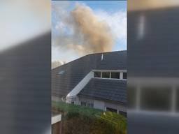 Aan de Bunder in Gemert is dinsdagavond brand uitgebroken in een tuinhuis