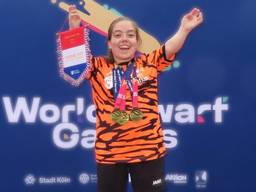 Ivana Maas won drie gouden medailles op de Spelen voor Kleine Mensen.
