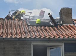 Brand in huis in Breda (foto: Perry Roovers / Persbureau Heitink).