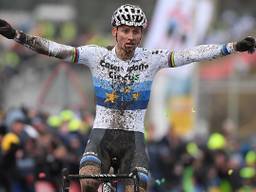 Mathieu van der Poel won in 2019 tijdens de World Cup Hoogerheide (archieffoto: VI Images). 