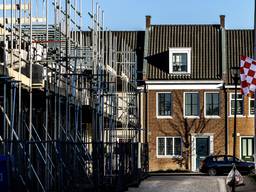 Een nieuwbouwwijk in aanbouw in Helmond (foto: ANP).