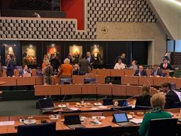 De statenzaal in het provinciehuis (archieffoto: Jan de Vries).