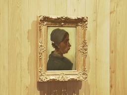 Kop van een Vrouw van Vincent van Gogh werd woensdag onthuld in het Noordbrabants Museum. 