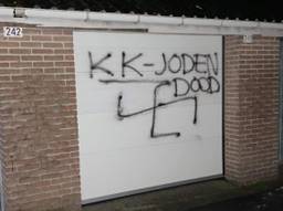 Anti-Joodse leuzen in de wijk Haagse Beemden (foto: Shirley Voesenek).