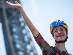 Marianne Vos tijdens een eerdere etappe van de Tour (foto: ANP).