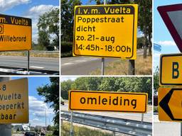 Wegafsluitingen en omleidingen. Inwoners van West-Brabant kunnen hun borst natmaken. (foto's Robert te Veele).