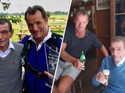 John de Bever met zijn vader (foto: Omroep Brabant)