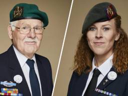 Jaap Constandse en Stephanie Verhoef (foto's: Nederlandse Veteranendag).