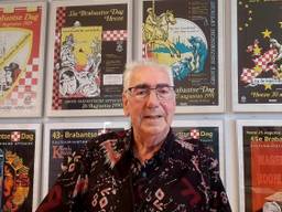Jos Heijligers (80) zag alle parades van de Brabantsedag (Foto: Heeze-Leende24)
