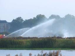 Hooibrand in Den Bosch laait weer op, opnieuw veel rook