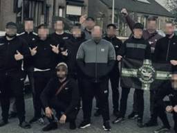 De hooligans volgens RTV Rijnmond (foto: Voetbal Ultras/X).