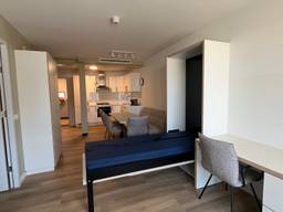 Een appartement in de vernieuwde vrouwenopvang (foto: Megan Hanegraaf).
