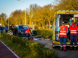 Fietser zwaargewond na ongeluk