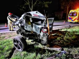 Auto crasht bij Goirle