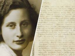 Helga Deen op achttienjarige leeftijd en een pagina uit haar dagboek (beeld: Regionaal Archief Tilburg).