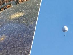 Schade door luchtballon in problemen (Foto: Paul van de Vossenberg (links) en Roel Smits (rechts))