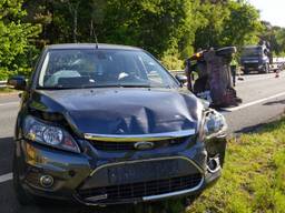 Ongeluk met twee auto's zorgt voor vertraging op de A67