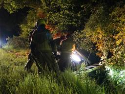 Auto crasht in Dorst