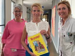 Anneke tussen twee collega's. (foto: Omroep Brabant)