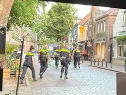 Inval in café in Oirschot