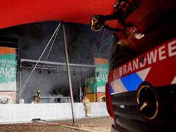 Brand verwoest podium festival Den Bosch